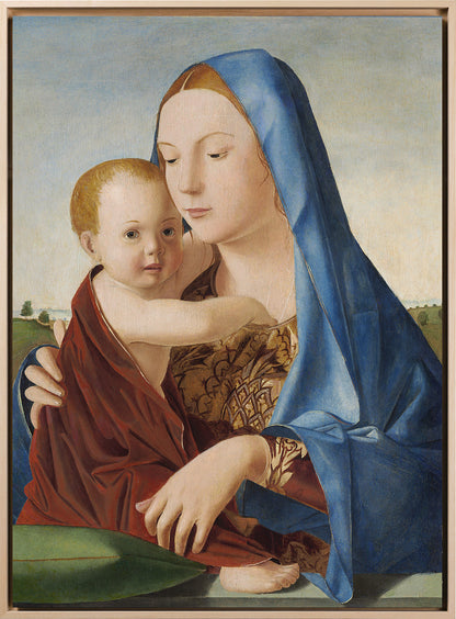 Antonello da Messina - Madonna col bambino | Stampa piatta HD o in 3D
