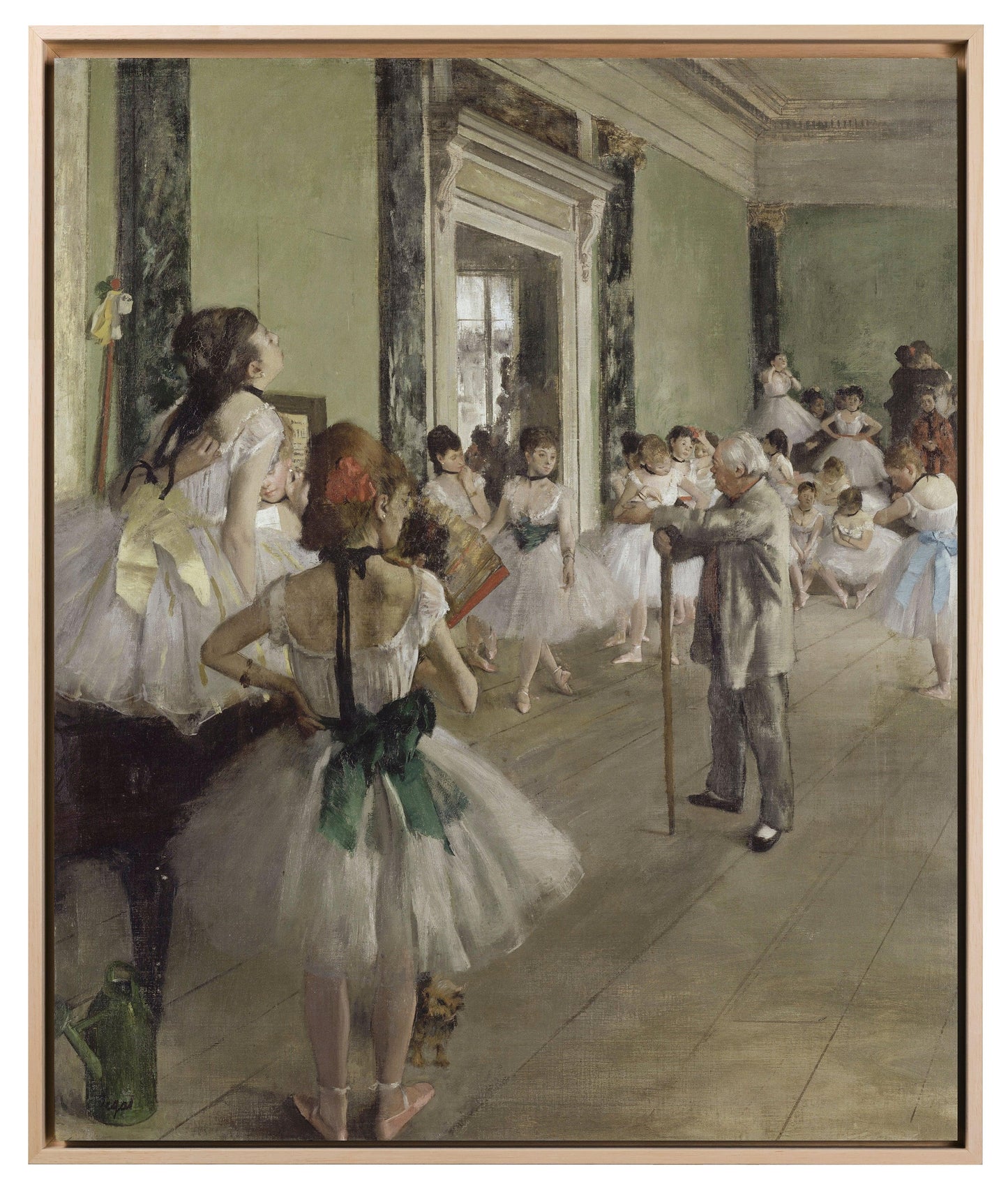 Degas - La classe di danza | Effetto lucido - Materico