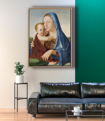 Antonello da Messina - Madonna col bambino | Stampa piatta HD o in 3D