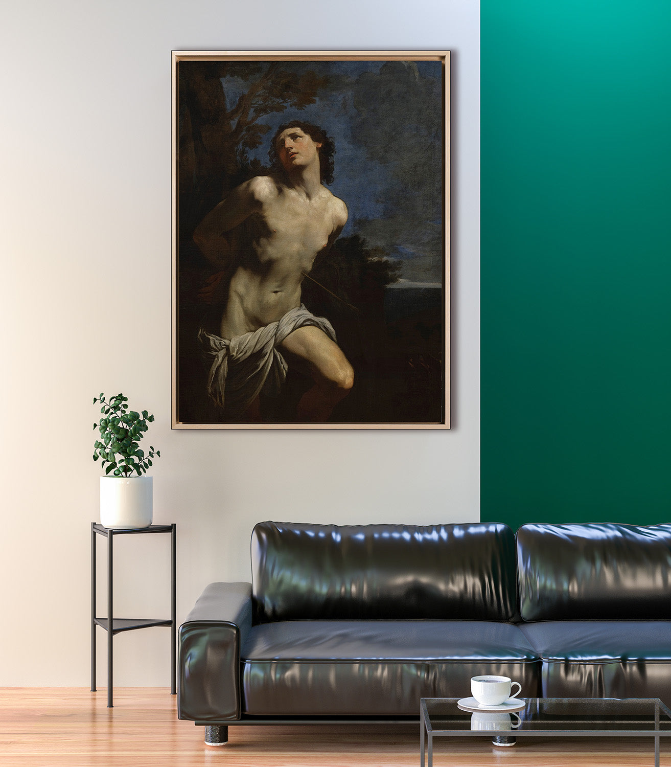 Guido Reni - San Sebastiano (versione 2) | Stampa piatta HD o in 3D