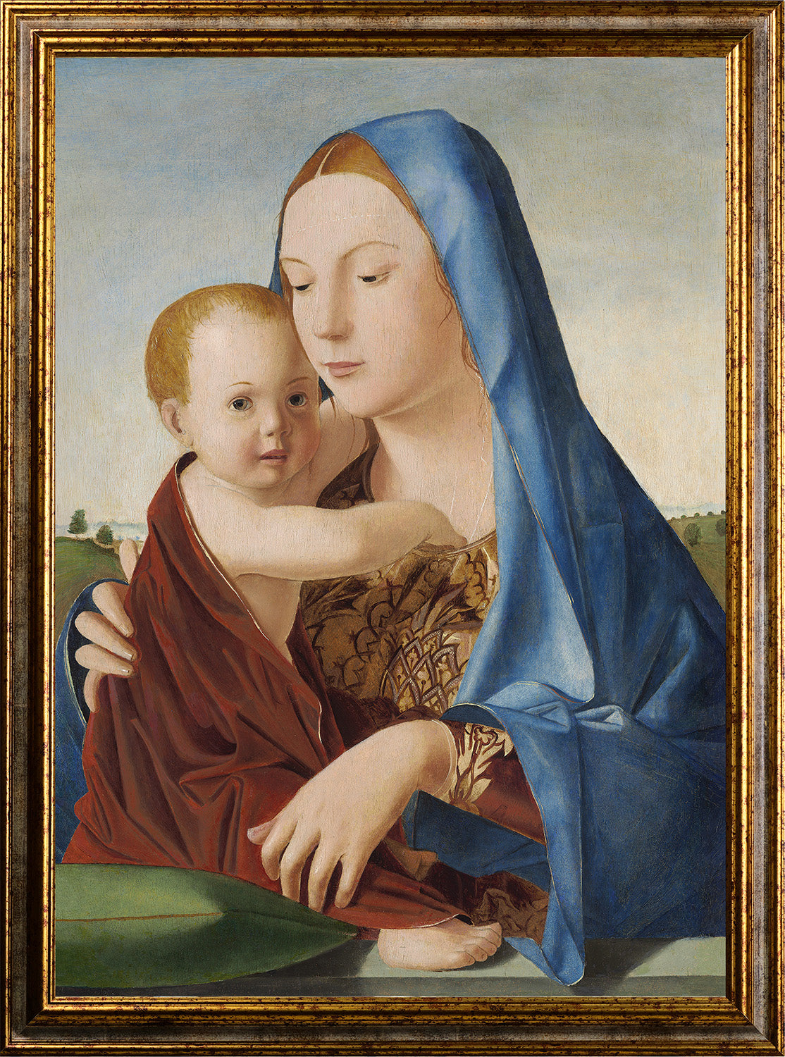 Antonello da Messina - Madonna col bambino | Stampa piatta HD o in 3D