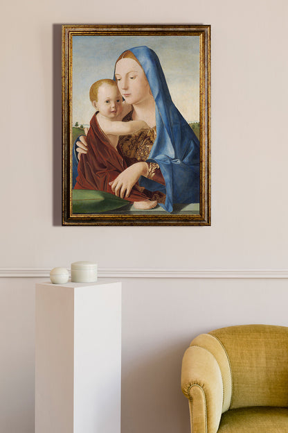 Antonello da Messina - Madonna col bambino | Stampa piatta HD o in 3D