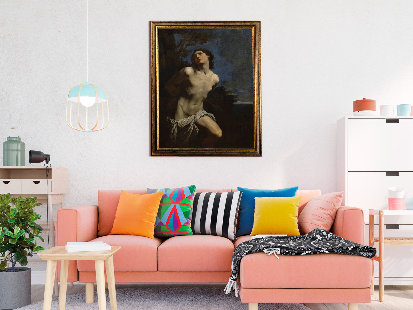 Guido Reni - San Sebastiano (versione 2) | Stampa piatta HD o in 3D