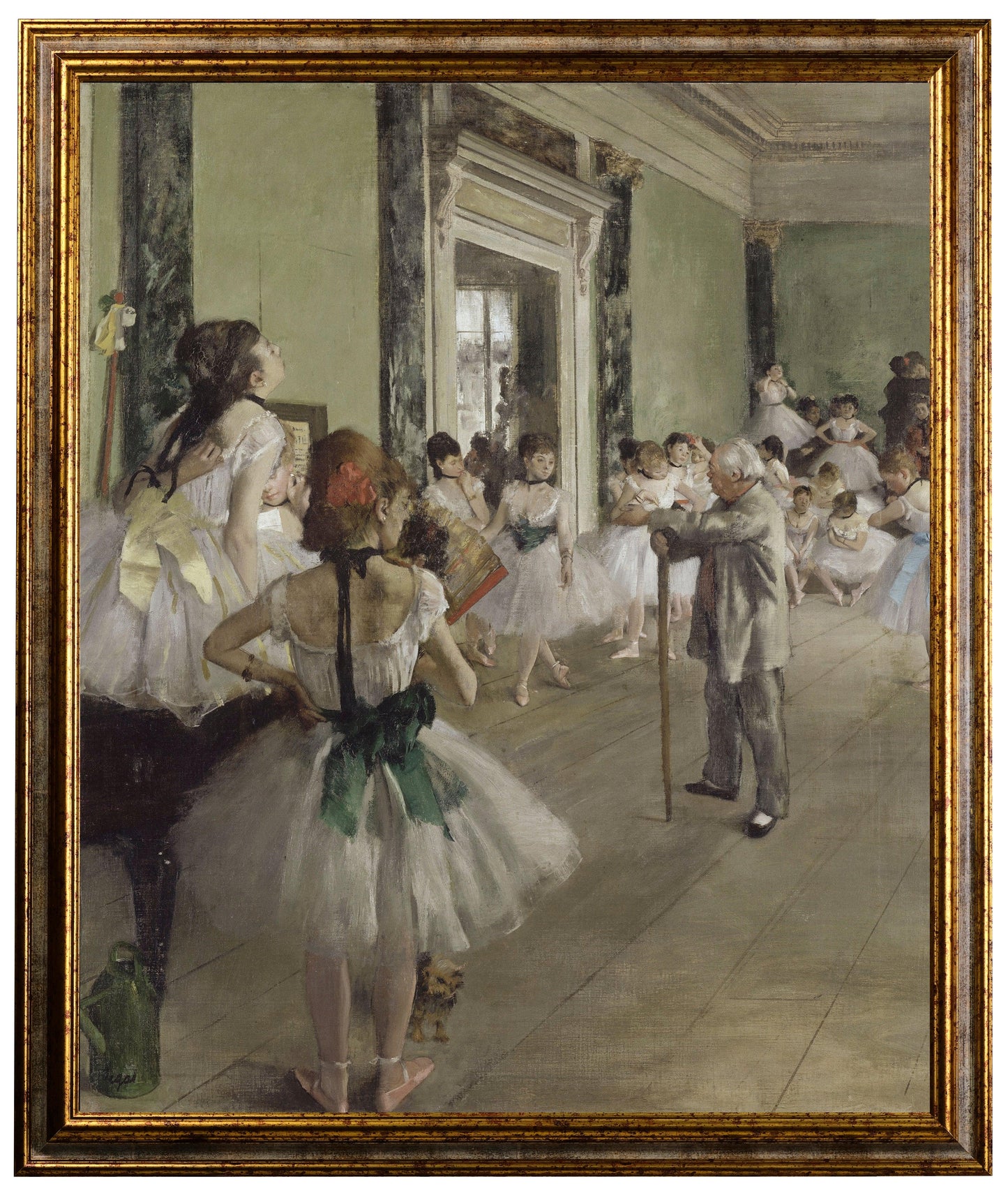 Degas - La classe di danza | Effetto lucido - Materico