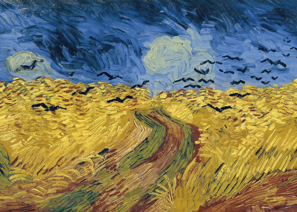 Van Gogh - Blühender Mandelzweig | HD-Flach- oder 3D-Druck