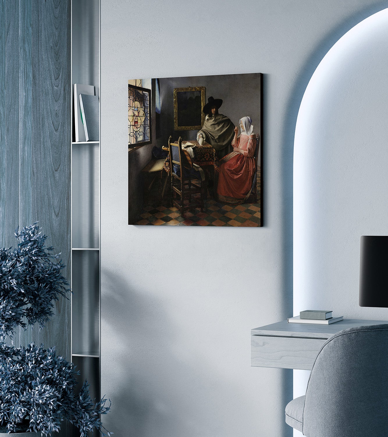 Pop art - Hokusai Wave in Van Gogh style | Flat HD or 3D print