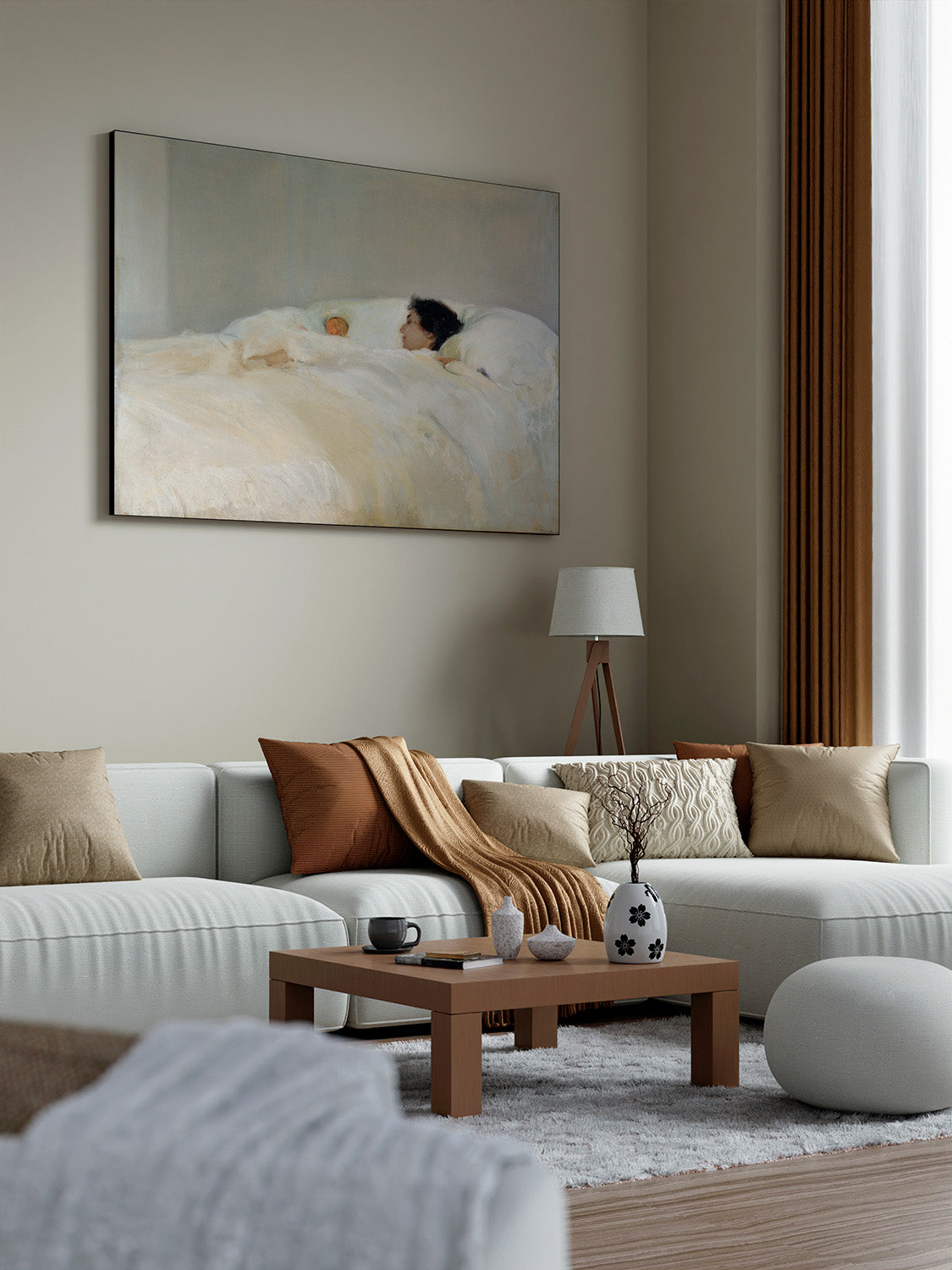 Joaquin Sorolla - Madre | Stampa piatta HD o in 3D