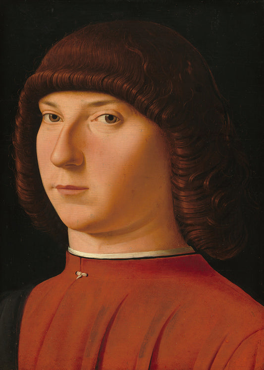 Antonello da Messina - Ritratto di un giovane uomo | Stampa piatta HD o in 3D