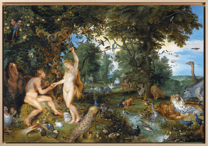 Rubens - Il giardino dell'Eden | Stampa piatta HD o in 3D