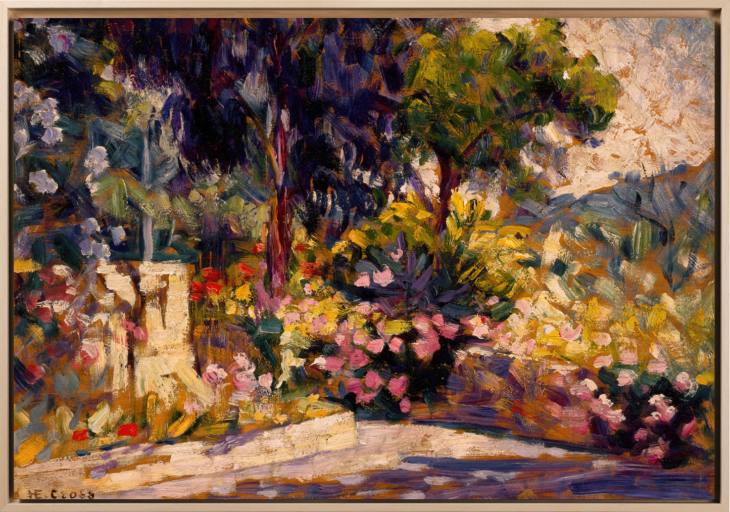 Cross - La terrazza fiorita | Stampa piatta HD o in 3D