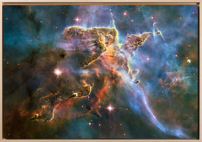 Spazio - "Paesaggio" nella Nebulosa della Carena | Stampa piatta HD o in 3D