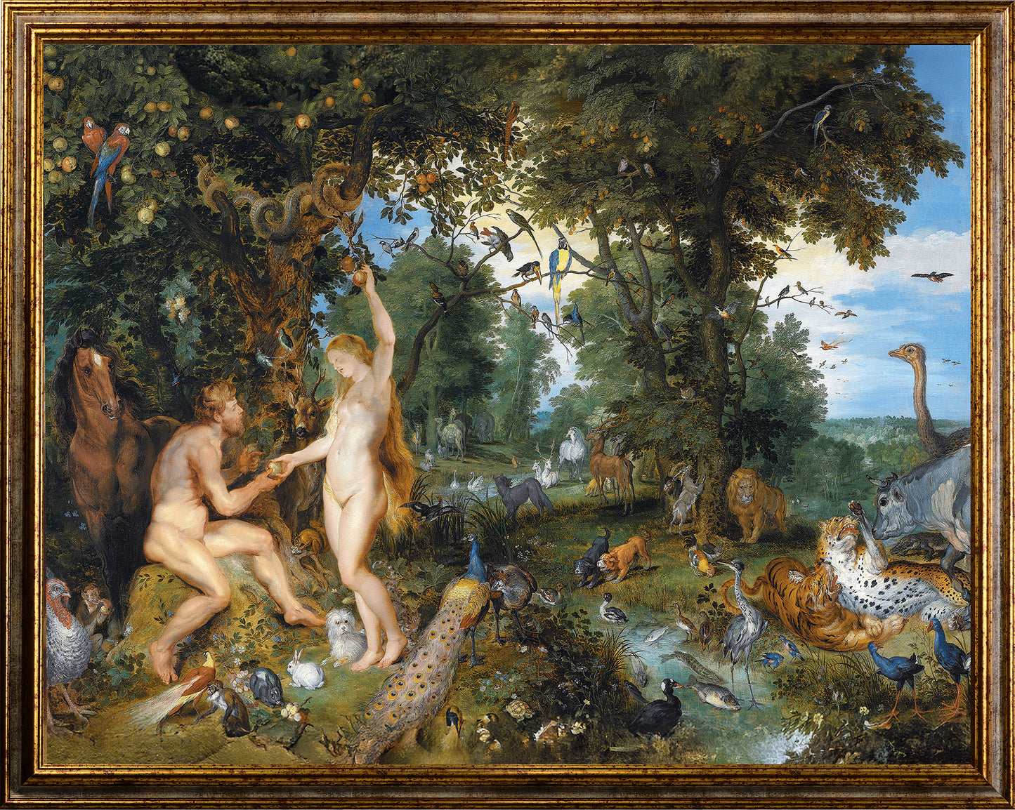Rubens - Il giardino dell'Eden | Stampa piatta HD o in 3D