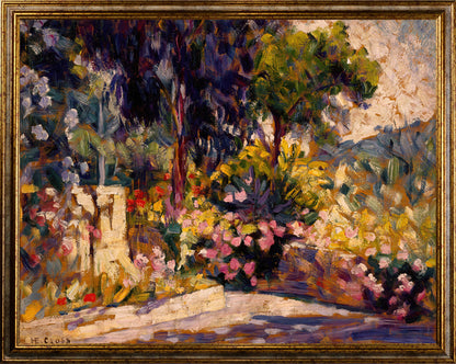 Cross - La terrazza fiorita | Stampa piatta HD o in 3D