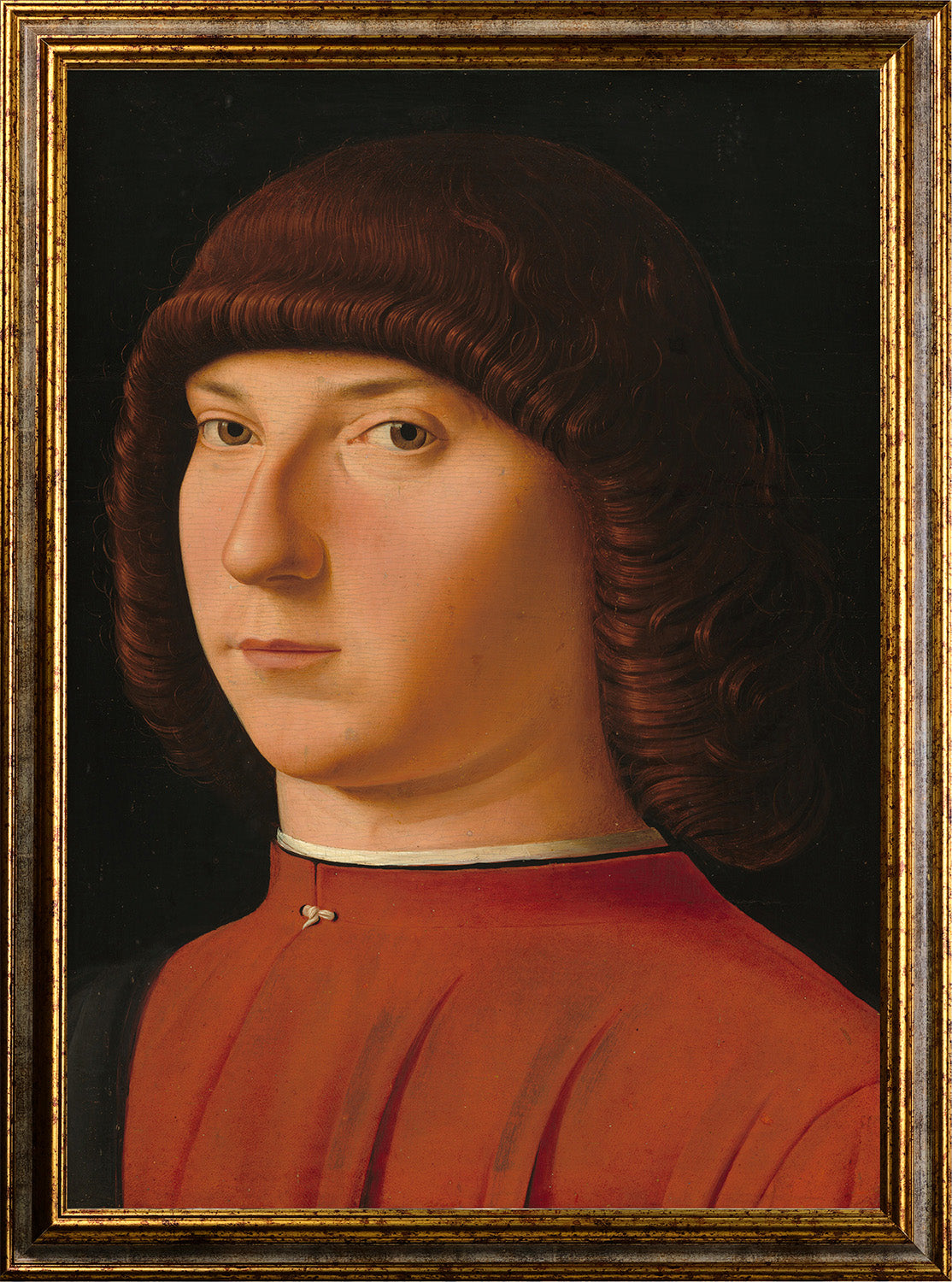 Antonello da Messina - Ritratto di un giovane uomo | Stampa piatta HD o in 3D