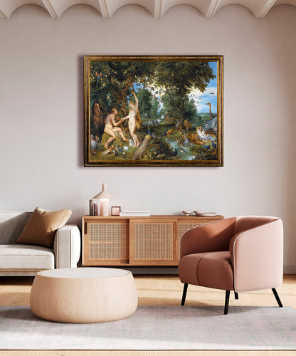 Rubens - Il giardino dell'Eden | Stampa piatta HD o in 3D