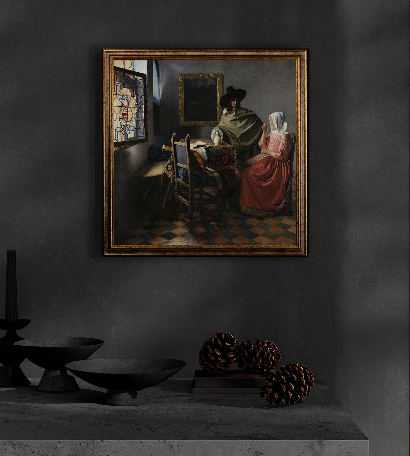 Pop art - Hokusai Wave in Van Gogh style | Flat HD or 3D print