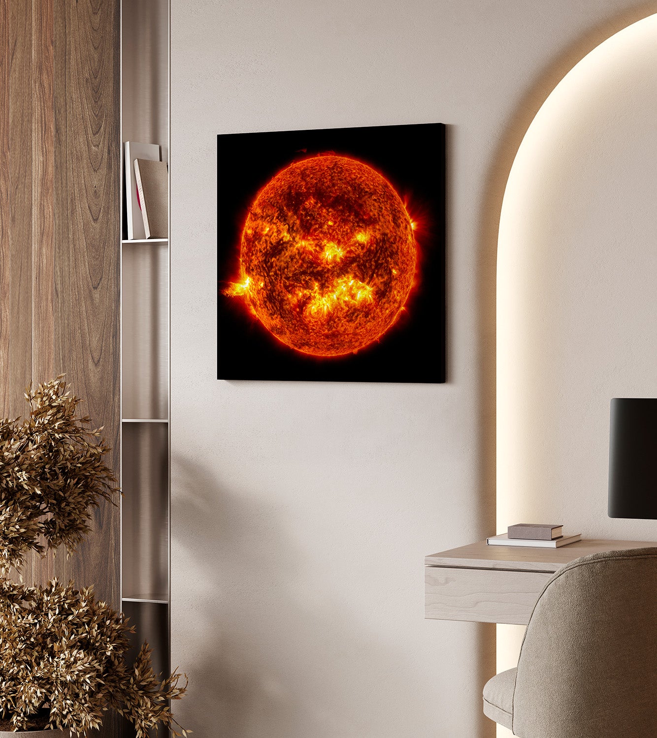 Spazio - Sole | Stampa piatta HD o in 3D