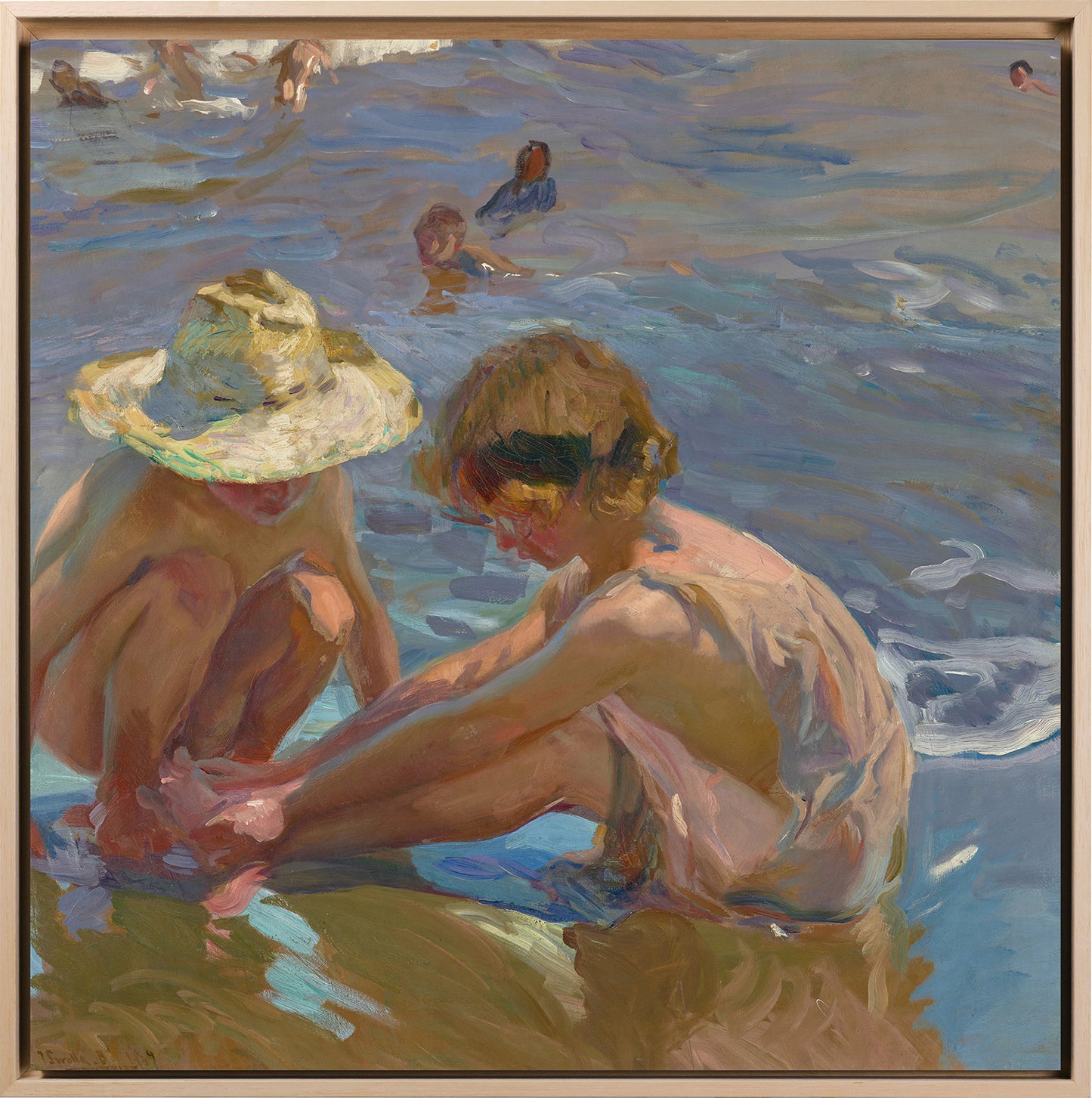 Joaquin Sorolla - Il piede ferito | Stampa piatta HD o in 3D
