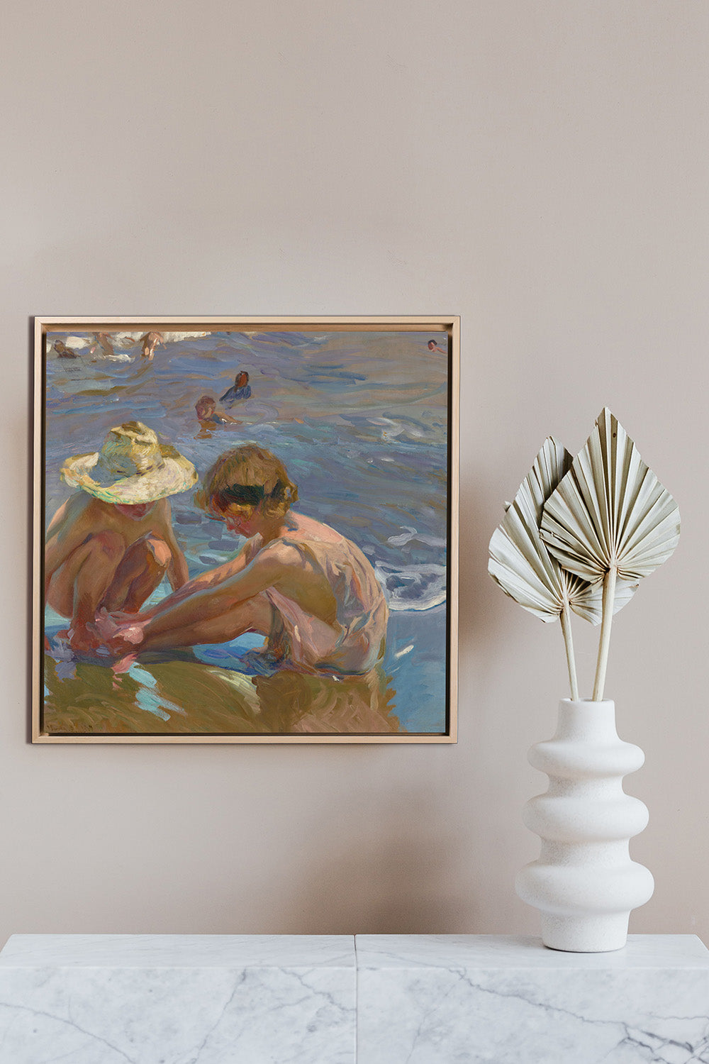 Joaquin Sorolla - Il piede ferito | Stampa piatta HD o in 3D