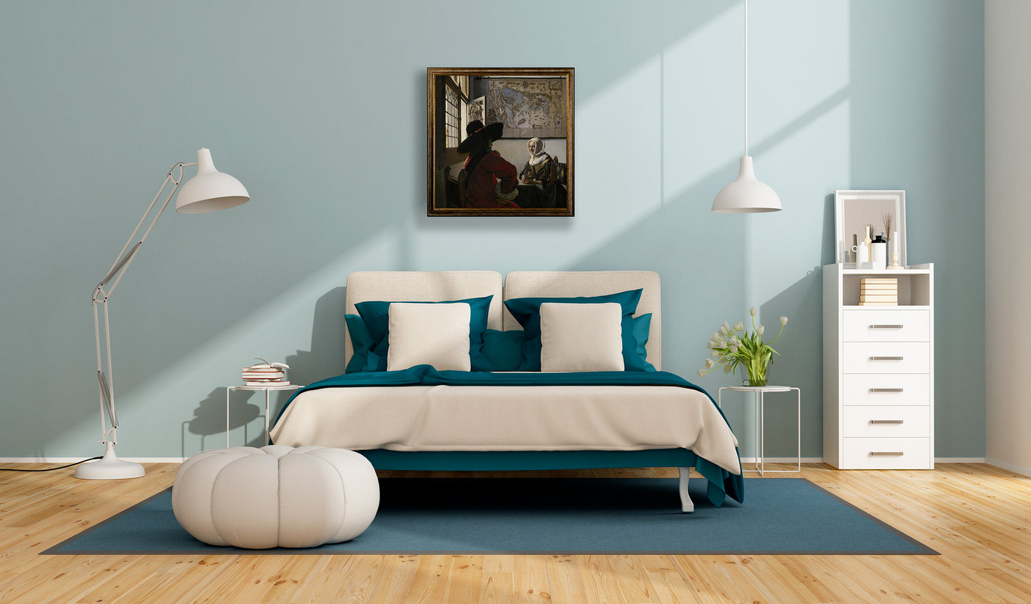 Pop art - Hokusai Wave in Van Gogh style | Flat HD or 3D print