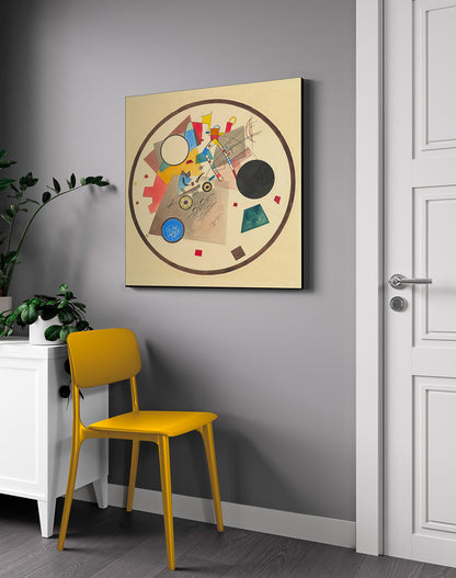 Kandinsky - Cerchio di luce | Stampa piatta HD o in 3D