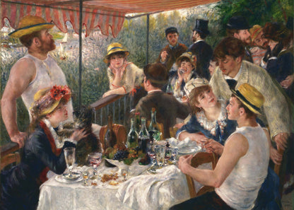 Renoir - La colazione dei canottieri | Stampa piatta HD o in 3D
