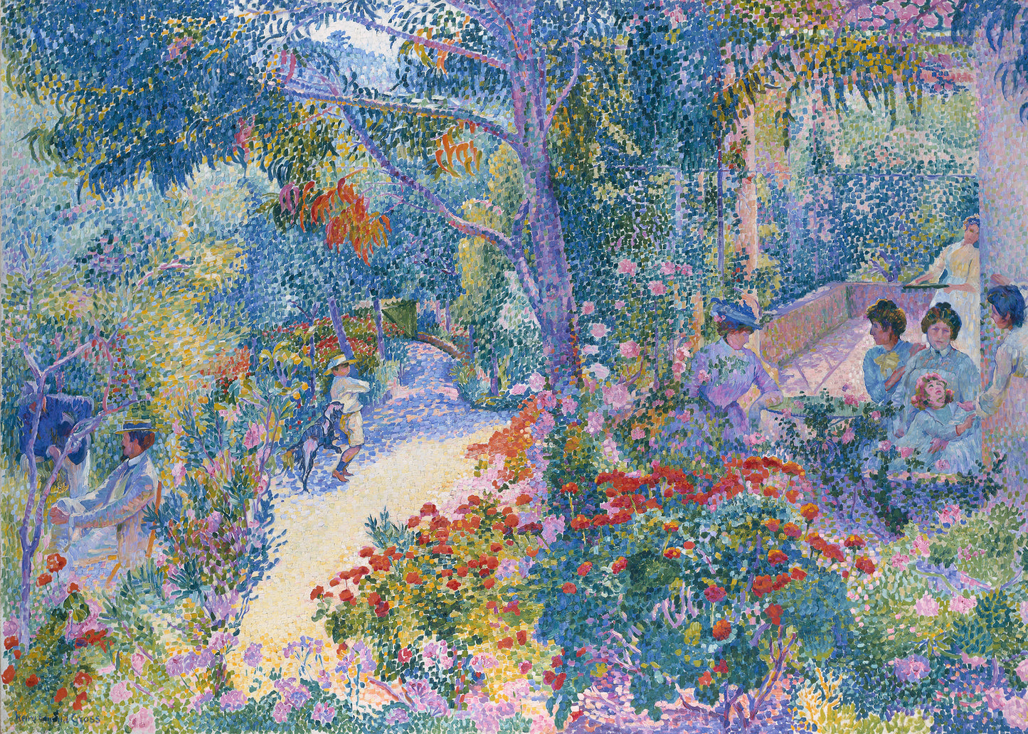 Cross - Pomeriggio in giardino | Stampa piatta HD o in 3D