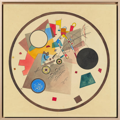 Kandinsky - Cerchio di luce | Stampa piatta HD o in 3D