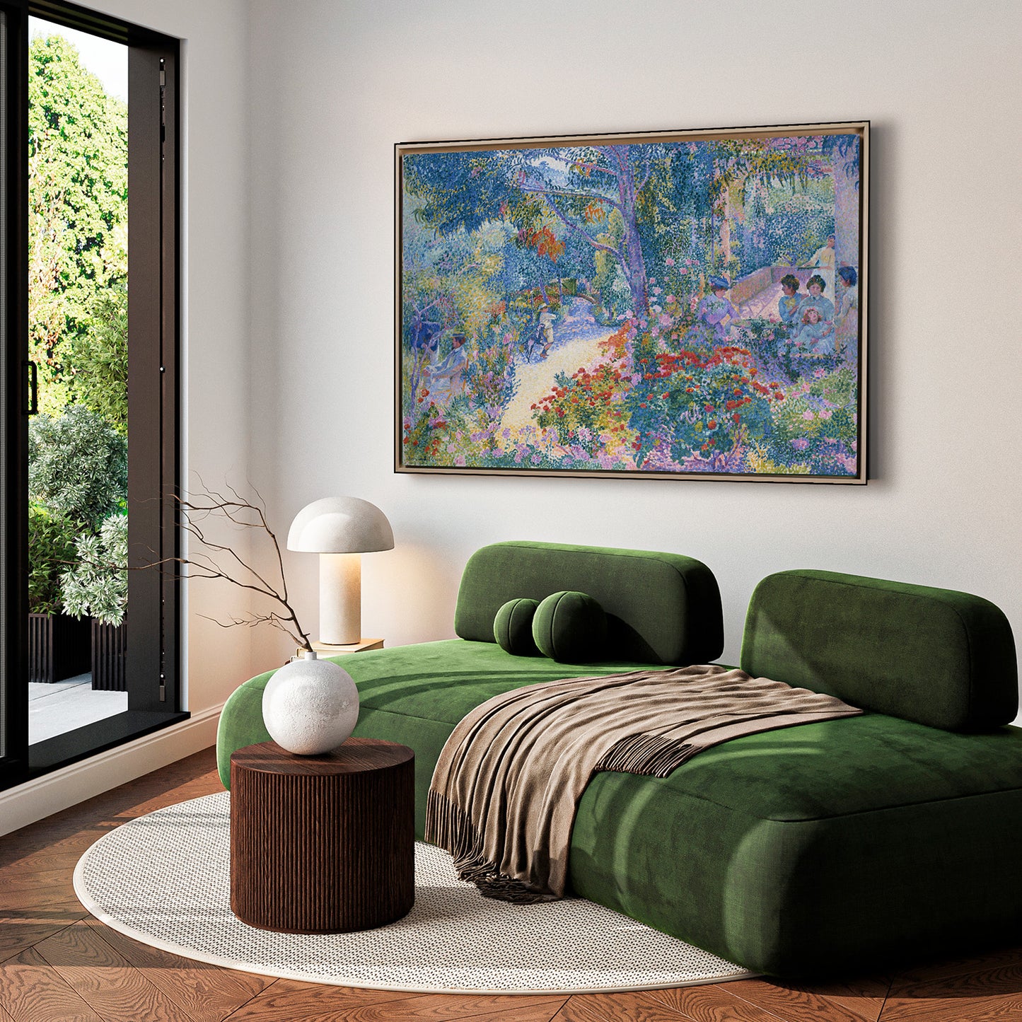 Cross - Pomeriggio in giardino | Stampa piatta HD o in 3D