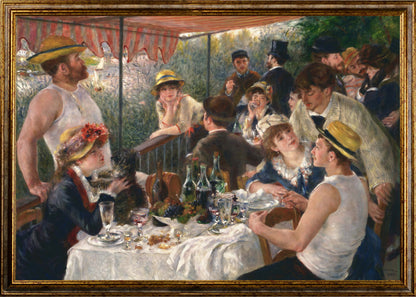 Renoir - La colazione dei canottieri | Stampa piatta HD o in 3D
