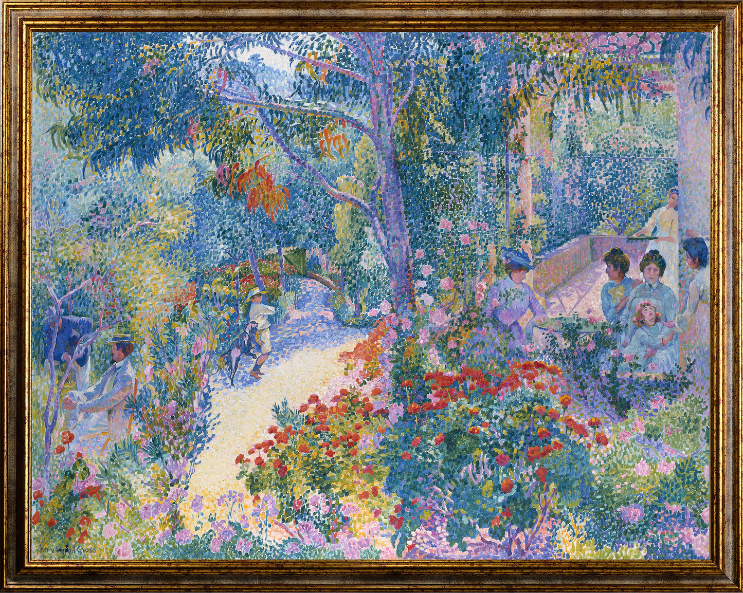 Cross - Pomeriggio in giardino | Stampa piatta HD o in 3D