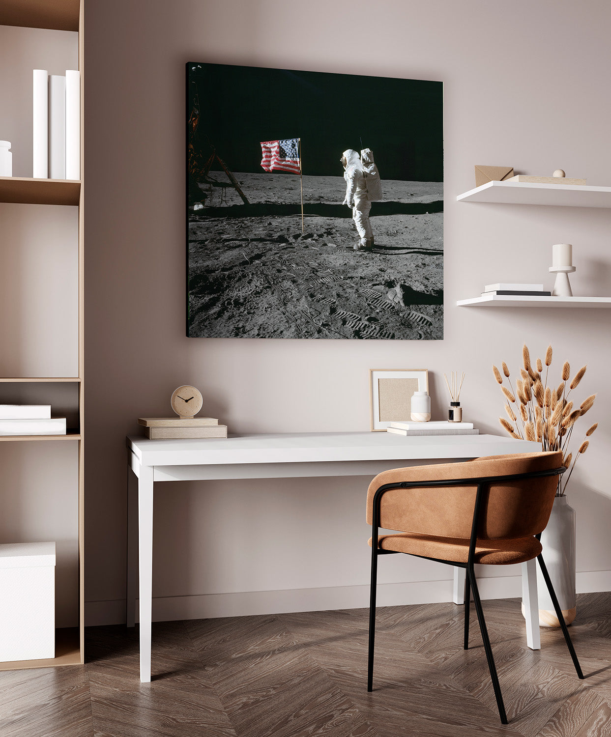 Spazio - Apollo 11 Mission | Stampa piatta HD o in 3D