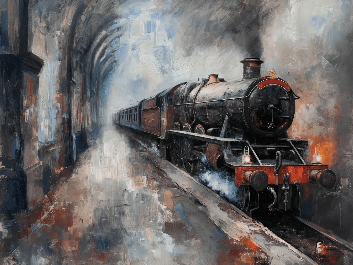 Fantasy - Hogwarts Express | Stampa piatta HD o in 3D - Materico