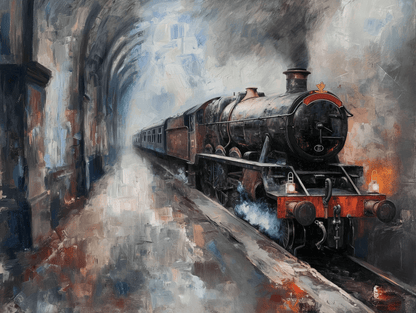 Fantasy - Hogwarts Express | Stampa piatta HD o in 3D - Materico