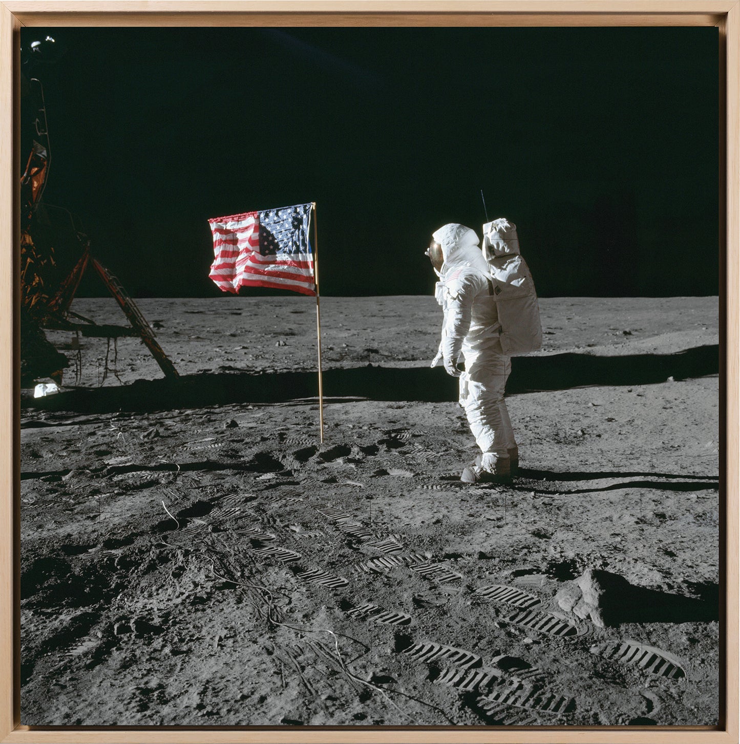 Spazio - Apollo 11 Mission | Stampa piatta HD o in 3D