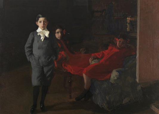 Joaquin Sorolla - I miei figli | Stampa piatta HD o in 3D