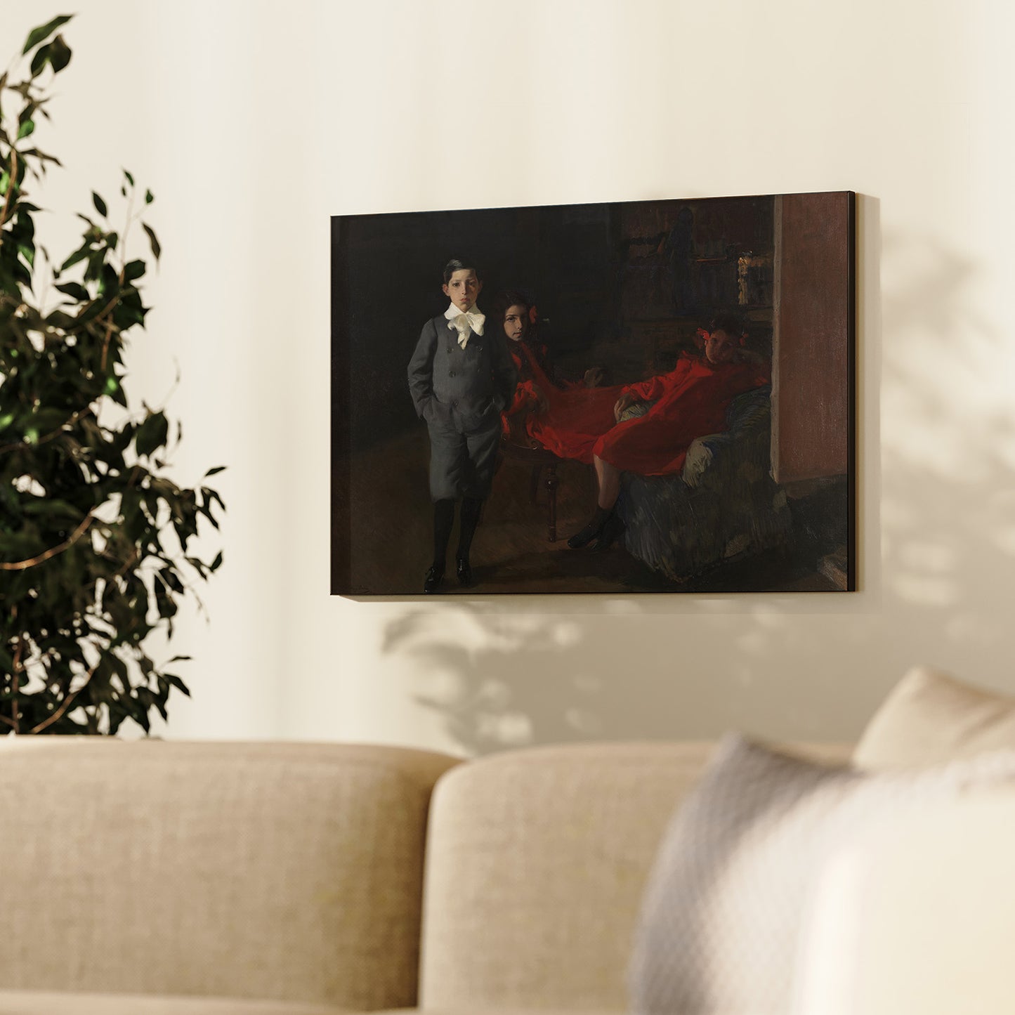 Joaquin Sorolla - I miei figli | Stampa piatta HD o in 3D