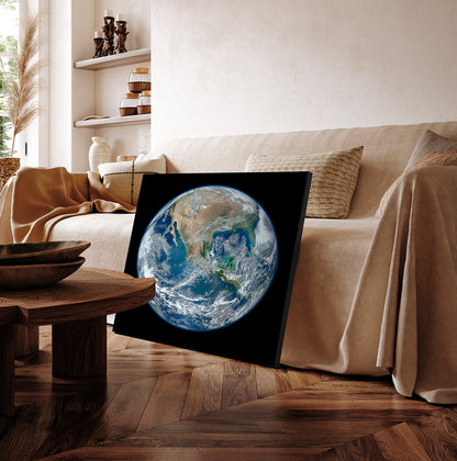 Spazio - Terra | Stampa piatta HD o in 3D