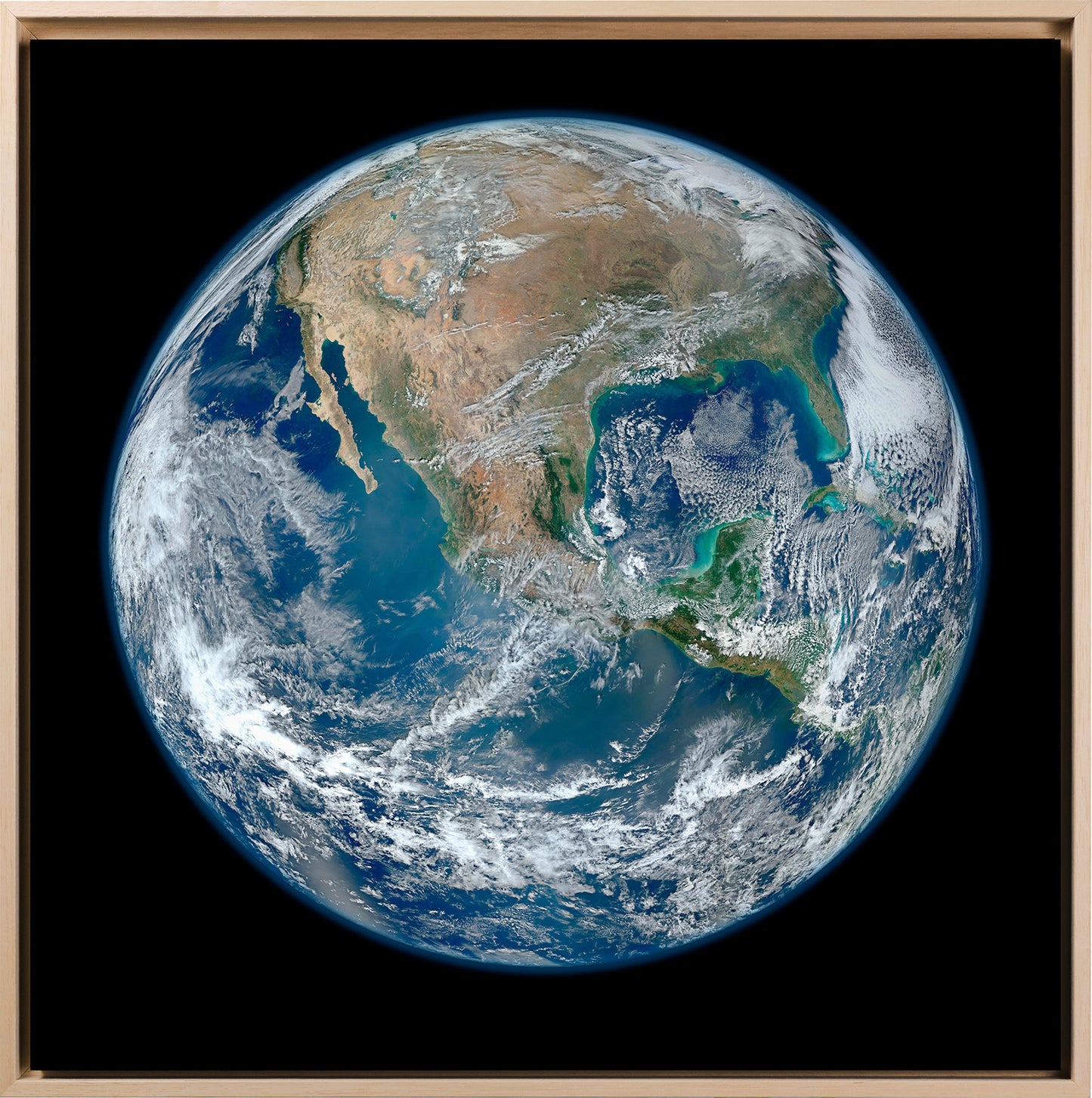 Spazio - Terra | Stampa piatta HD o in 3D
