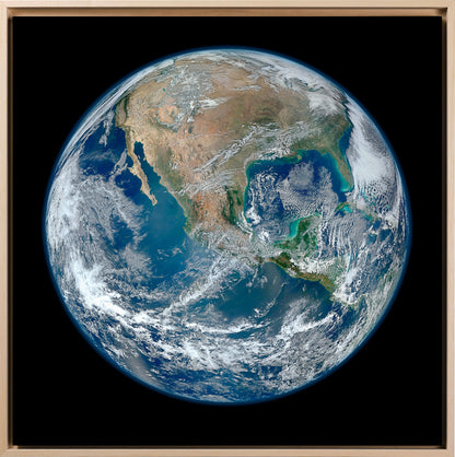 Spazio - Terra | Stampa piatta HD o in 3D