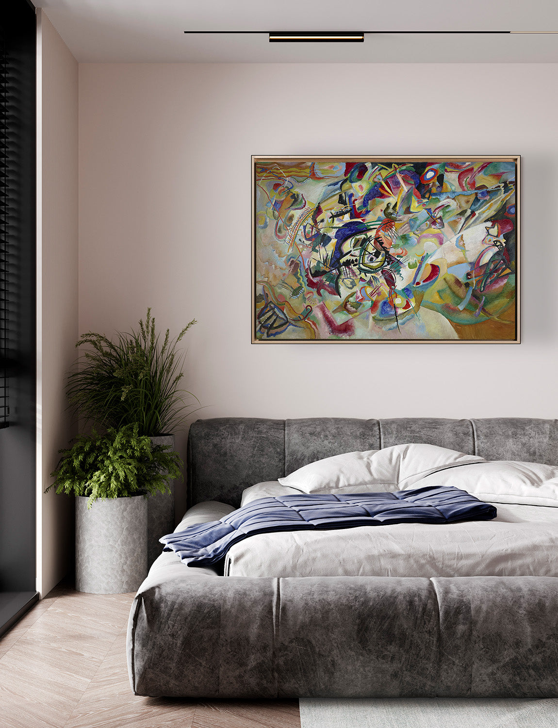 Kandinsky - Composizione VII | Stampa piatta HD o in 3D