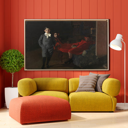 Joaquin Sorolla - I miei figli | Stampa piatta HD o in 3D