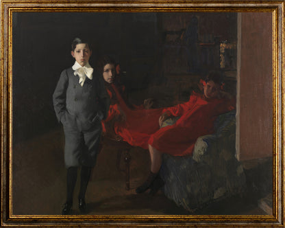 Joaquin Sorolla - I miei figli | Stampa piatta HD o in 3D