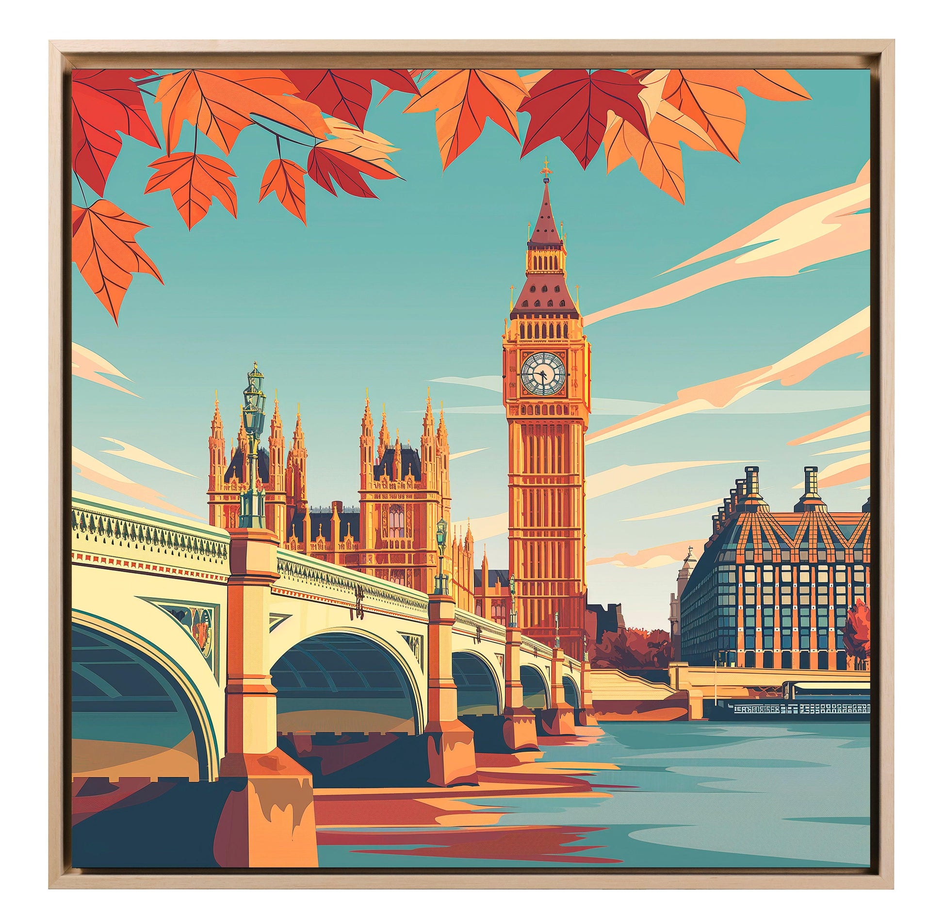 Travel - Londra in autunno | Effetto lucido - Materico