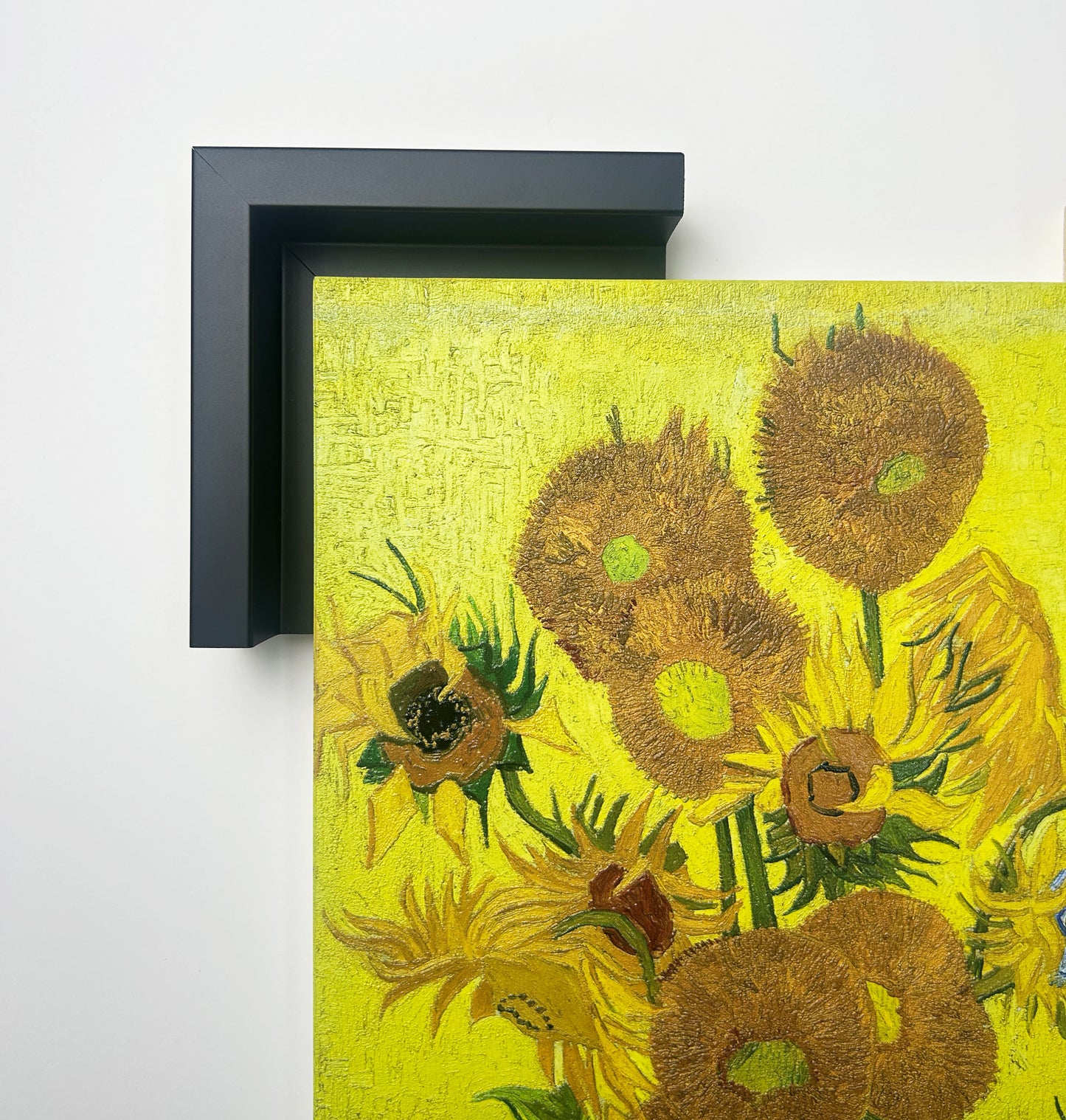 Klimt - Garten mit Sonnenblumen | Glanzeffekt