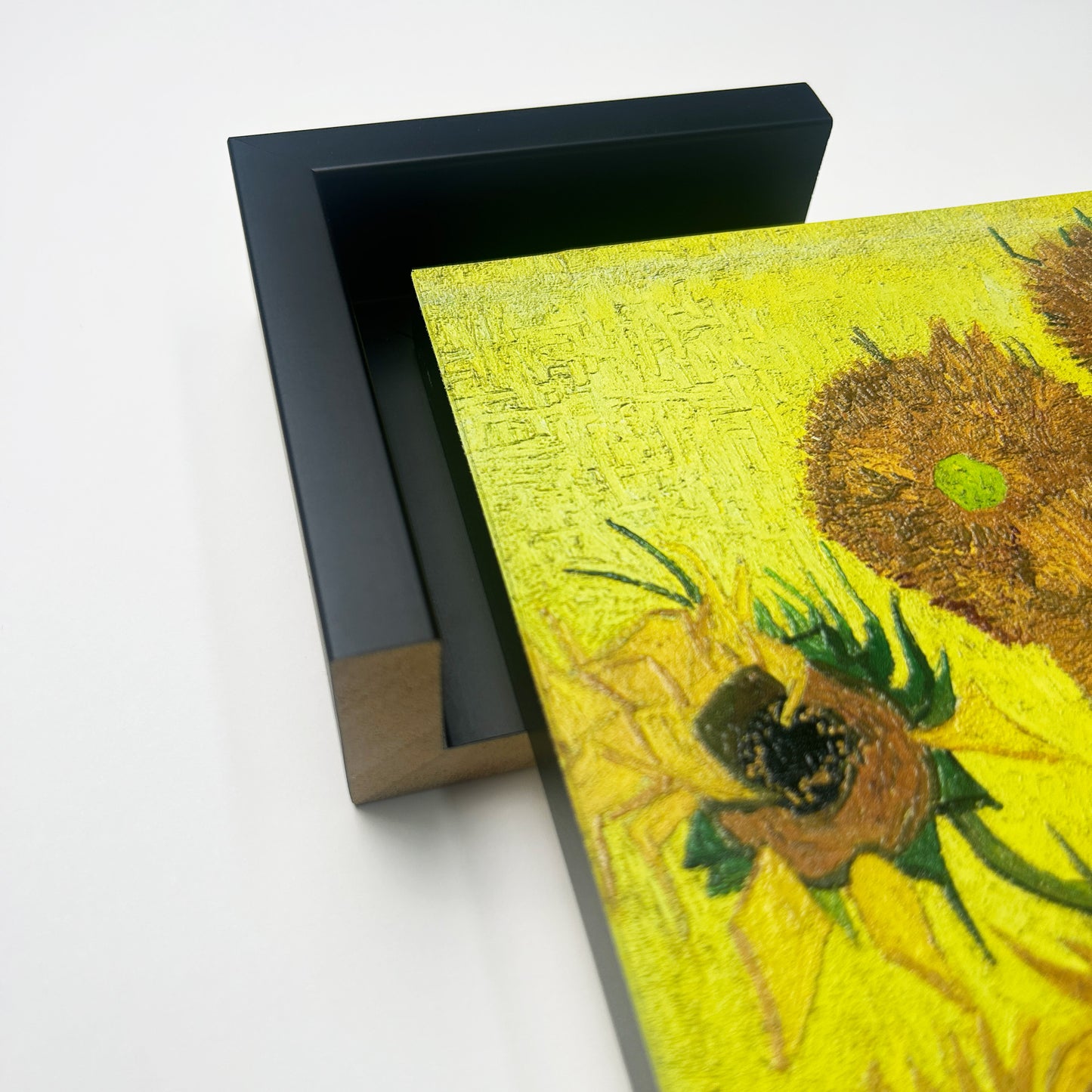 Klimt - Garten mit Sonnenblumen | Glanzeffekt