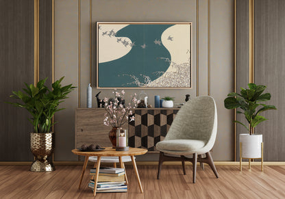 Klimt - Garden with Sunflowers | Glossy Effect