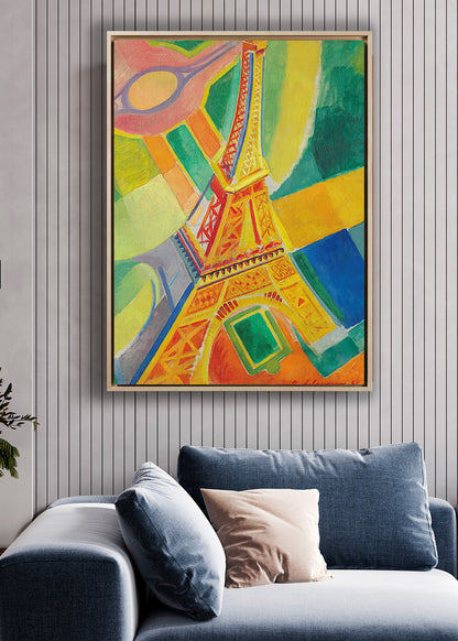 Klimt - Garten mit Sonnenblumen | Glanzeffekt