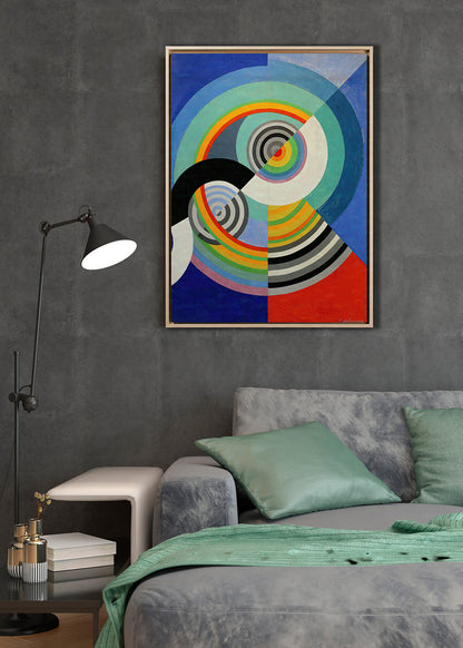 Klimt - Garten mit Sonnenblumen | Glanzeffekt