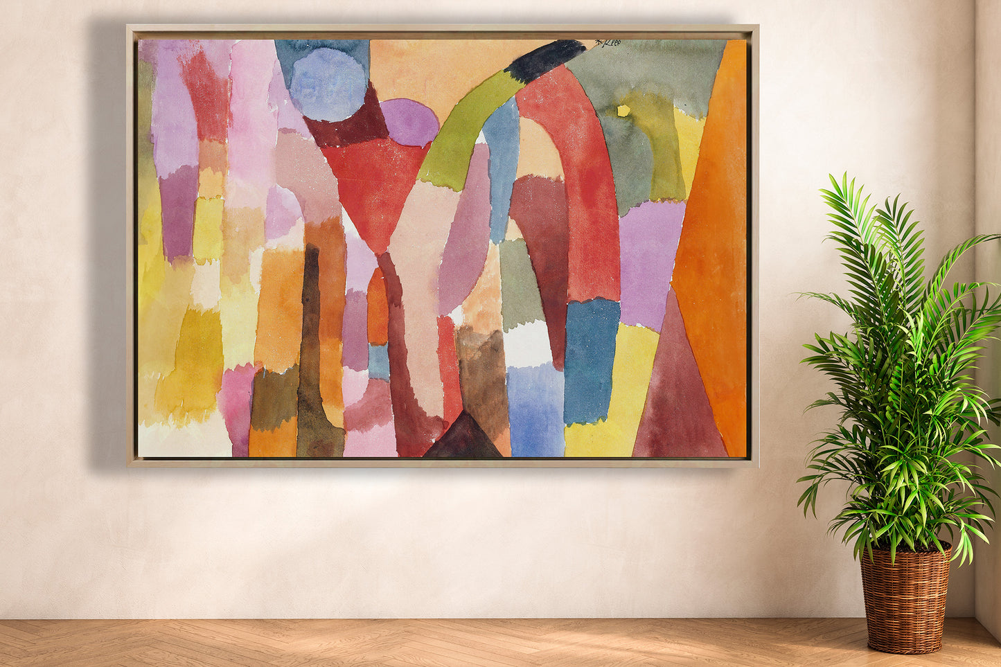 Klimt - Garden with Sunflowers | Glossy Effect